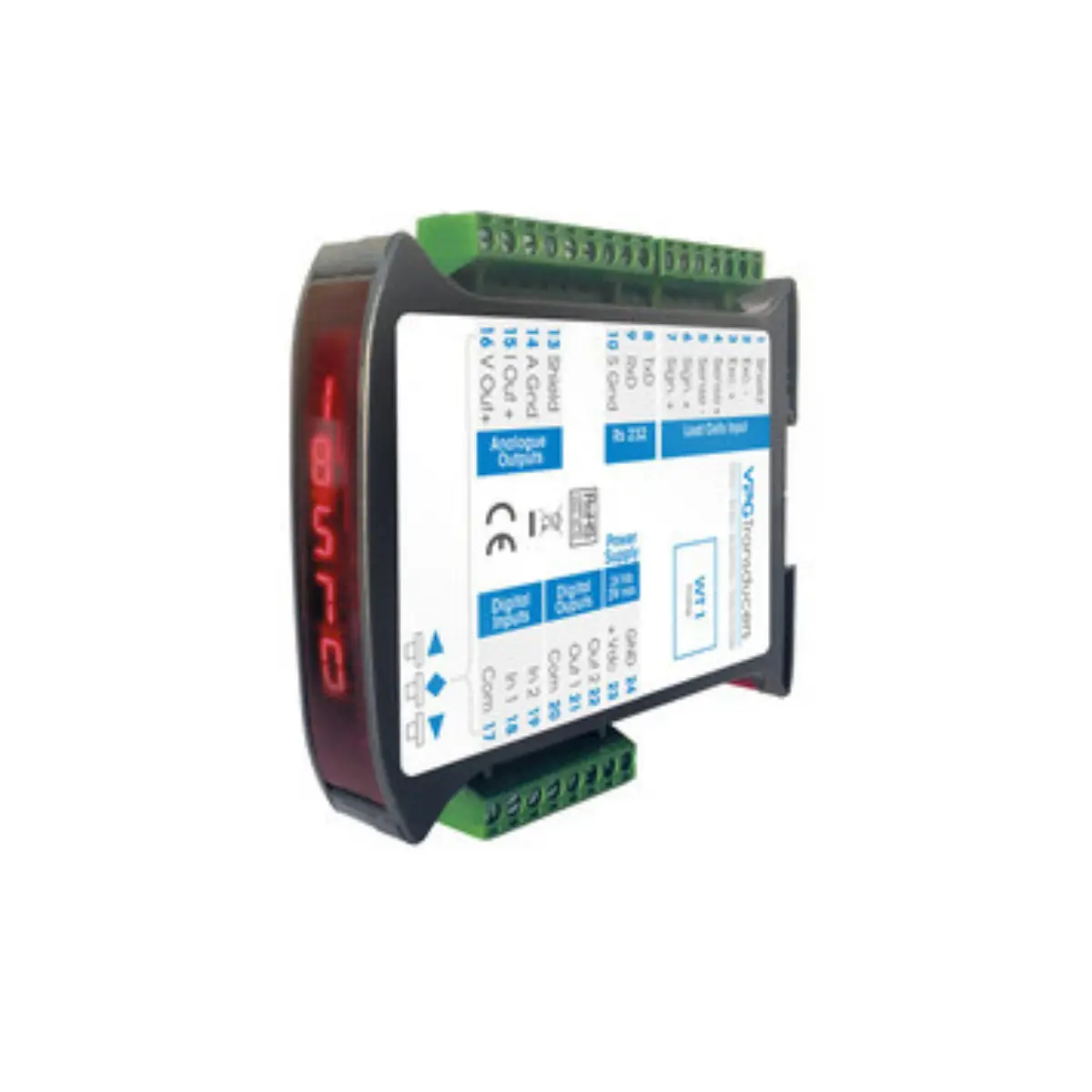 picture of panel mount digital weight scale indicator